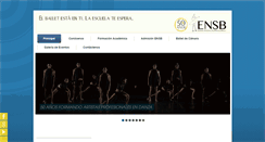 Desktop Screenshot of ensb.edu.pe